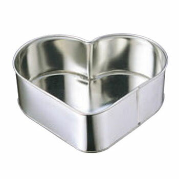 ブリキ ハート デコレーション型 小(5寸)【業務用】【デコレーション型】