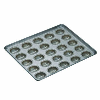 シリコン加工 玉子型 天板 大(25ヶ取)【業務用】【オーブン天板】