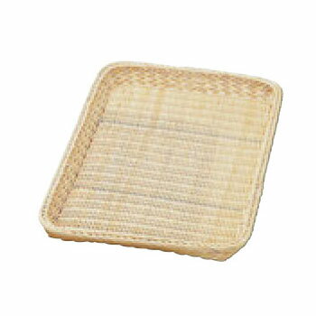 安心コート 籐製 パンカゴ Y-4-N 300×400×40【業務用】【籐かご】【パンかご】