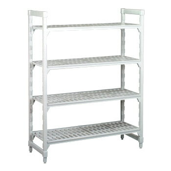 カムシェルフ固定 360×910×H1830 4段 メッシュ【代引き不可】【シェルフラック】【棚】【収納ラック】