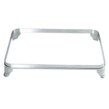 UK 18-8 E型 角 ビュッフェスタンド(板足)22吋用【シルバートレー】【トレースタンド】