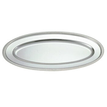 SW 18-8 菊渕 魚皿 32インチ【シルバートレー】【お盆】【トレイ】