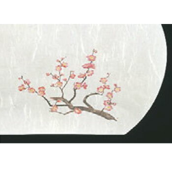 尺三 半月 懐石まっと 四季(50枚入)梅(64383)【敷マット】【懐石料理】
