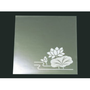 クリアシート四季 はす(200枚入)4寸 66427【敷懐紙】【和紙】