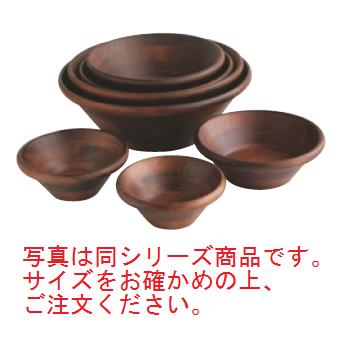 天然木サラダボウル こげ茶 30cm 32027【食器】【木製】