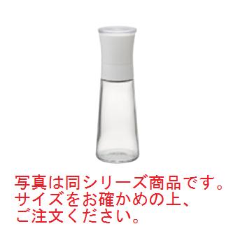 写真は同シリーズ商品です。サイズをお確かめの上、ご注文ください。 【サイズ】φ49.5mm×H129mm 【材質】 本体／ソーダガラス フタ／ポリプロピレン、ABS樹脂、AS樹脂 ミル部／セラミック ● 粗・細の調節がダイヤルを回すだけで簡単に行えます。 店舗用識別コード：5603520