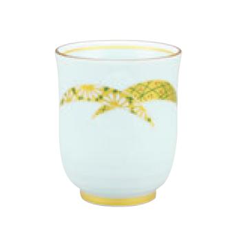 アルセラム強化食器 金銀扇湯呑 EC1-68【湯呑み】【湯飲み】