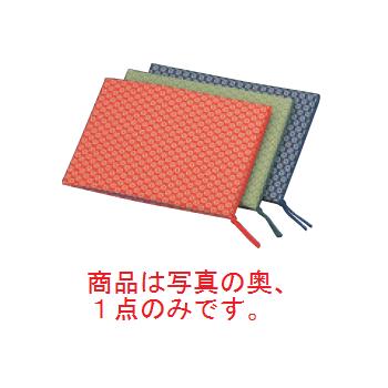 えいむ 布地 花柄 メニューブック 華-106 ヨコ長 紺【メニューブック】【お品書き】【メニューファイル】