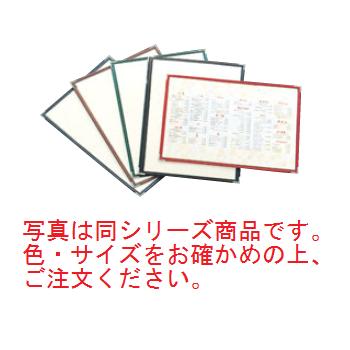 えいむ クリアテーピング メニュー 合皮 LTB-42 赤【メニューブック】【お品書き】【メニューファイル】