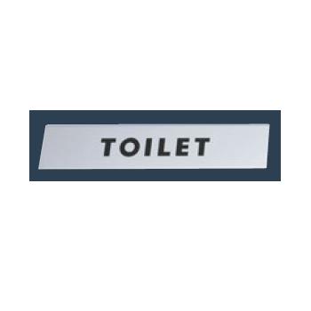 【メール便配送可能】金属サイン TOILET KS138-1【案内プレート】