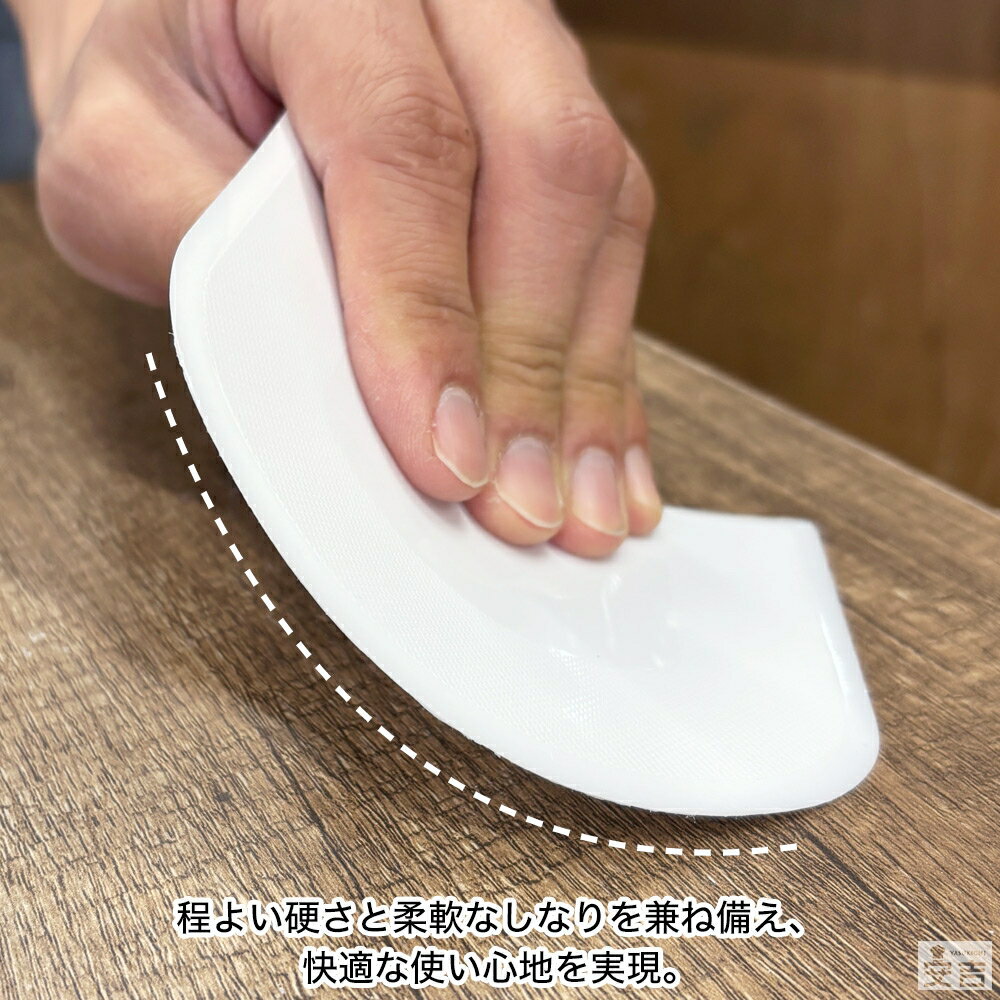 【メール便送料無料】スケッパー【業務用 ドレッジ カード エンボス仕様 スクレーパー スクレイパー 製菓 製パン パン作りに お菓子作りに 調理器具 ソフトタイプ 柔らかめ 白 ホワイト スパテラ ヘラ スパチュラ】 2