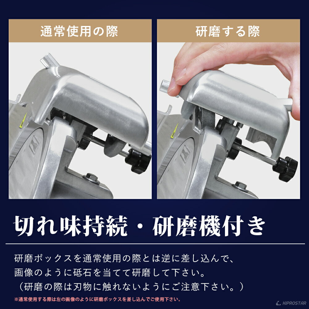 肉スライサー回転刃25cm【ミートスライサー】【業務用】【あす楽】【ハムスライス】キプロスター