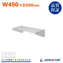 パイプ棚 壁 収納棚 ステンレス 業務用 幅450mm PRO-SP45 厨房棚 キッチン収納 ステンレス 棚 吊棚 壁 水切り 壁付け 厨房 シェルフ ラック