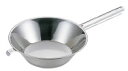 UK 18-8 油こし 片手ハンドル 19cm (パンチ網) 9921192(3)