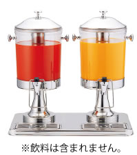 ジュースディスペンサー(2連)　6L　10402−2【代引き不可】
