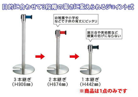 ジョイントパーテーションD　ベルト青 SU−660−900−3