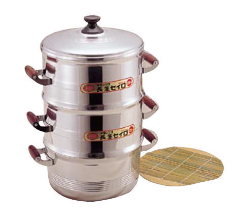 アルミ長生 セイロ 二重28cm