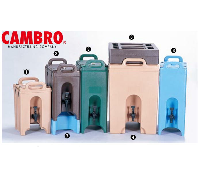 キャンブロ ドリンク ディスペンサー 1000LCD(37.9L) コーヒーベージュ【代引き不可】