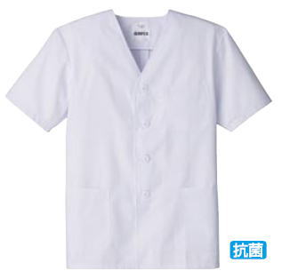 男性用調理衣 半袖 FA-322(ホワイト) M