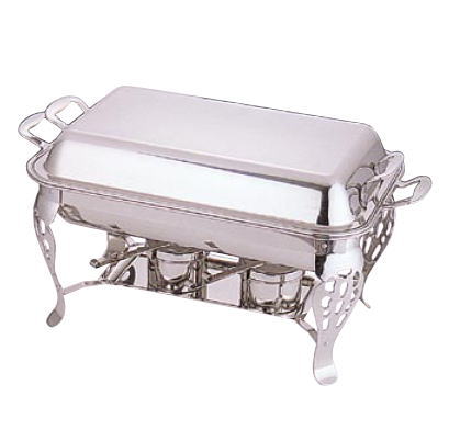 UK18-8 共柄角 チェーフィングディッシュ (シングル) 22インチ