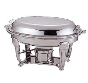 UK18-8 スタッキング バロン小判 チェーフィング ディッシュ 24インチ【代引き不可】