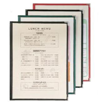 メニューブック ABW-11・4P 茶