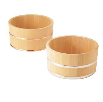 椹 湯桶 (ステンレスタガ)