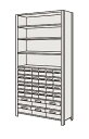 【個人宅配送不可】物品棚LEK型樹脂ボックス LEK2111-30T【代引き不可】