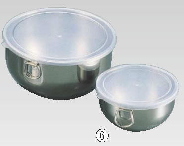 18-8蓋付深ボール 小 【ステンレスボウル】【業務用保存容器】【業務用】【調味料入れ】
