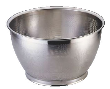 UK18-8パンチング米揚ざる 27.5cm【ステンレス穴明ザル】【パンチングザル】【業務用かご】【業務用ザル】【18-8ステンレス】【UK】【洗米用】【水切り】【業務用】