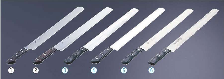 孝行カステラナイフ波刃42cm