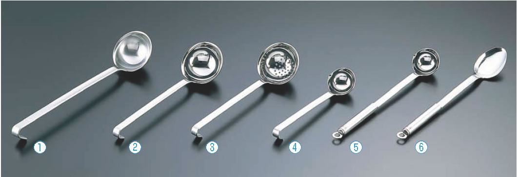 レズレー 18-10渕付レードル 10009 160cc 【おたま お玉】【レードル】【18-10ステンレス】【ROSLE】【お玉杓子】【計量】【業務用】