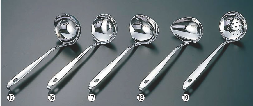 18-8リリーワンピースお玉 小 【おたま お玉】【レードル トング】【18-8ステンレス】【お玉杓子】【計量】【業務用】