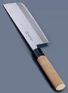 堺 菊守 極上 菜切(両刃) 16.5cm【業務用包丁】【和包丁】【ナイフ】【和食包丁】【堺菊守】【業務用】