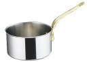 エコクリーン スーパーデンジシチューパン (蓋無) 24cm【ステンレス片手鍋】【電磁調理器対応】【IH対応】【業務用鍋】【SUPERDENJI】【業務用】