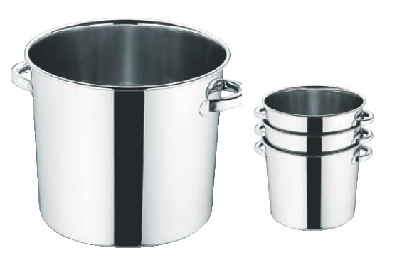 18-8テーパー付寸胴鍋(蓋無) 30cm【ステンレス寸胴鍋】【業務用鍋】【18-8】【業務用】