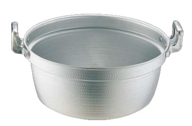 エレテック アルミ料理鍋 42cm【代引き不可】【IH対応】【アルミ料理鍋】【電磁調理器対応】【IH対応】【業務用鍋】【アルマイト加工】【エレテック】【業務用】