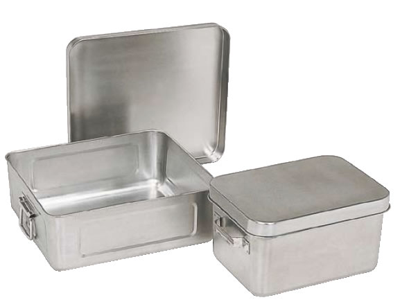 18-8天ぷら入れ(蓋付) 254-A 【アルマイト天ぷら入】【アルマイト】【業務用】