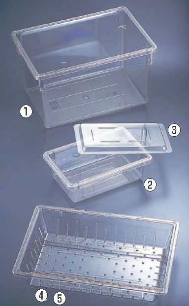 キャンブロ フードボックス用コランダー フルサイズ18268CLRCW 【ポリカーボネイト製フードボックス】【水切】【業務用保存容器】【カムウェアフードボックス】【CAMBRO】【業務用】