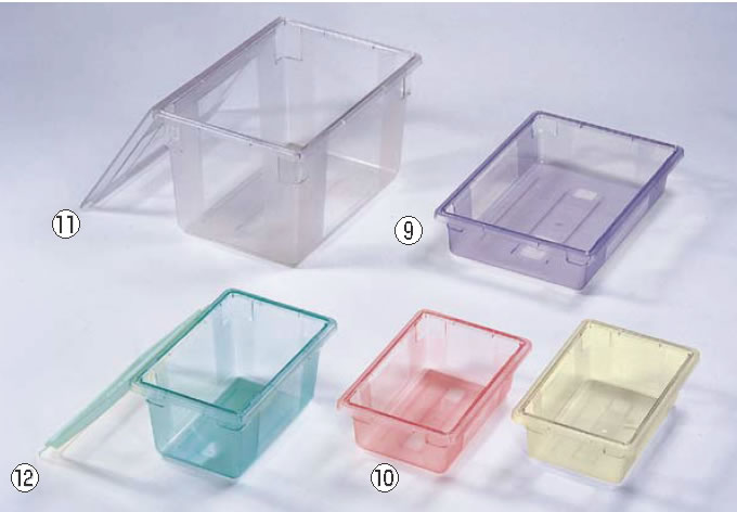 フードストレッジBOXハーフサイズカバー 10617-07 クリアー【ポリカーボネイト製フードストレッジボックス】【蓋】【業務用保存容器】【CARLISLE】【業務用】