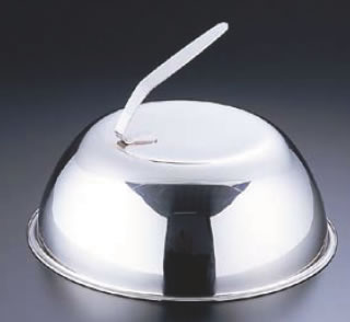 18-8ステーキカバー 丸型 27cm【鉄板焼カバー】【業務用】