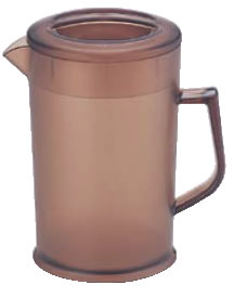 PCウォーターポット スモークブラウン 7200-2012 (1L)【水差し】【業務用】