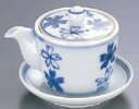 桜絵 台付ミニ醤油差し(受皿付) T05-20【調味料入れ】【調味料ストッカー】【有田焼】【業務用】