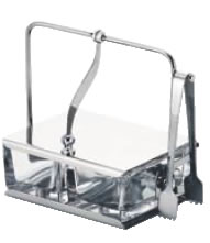 ガラス薬味入れ No.552(2ヶ仕切)【調味料入れ】【業務用】