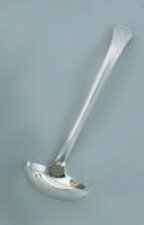 【メール便配送可能】SA18-8ハーモニー スープレードル 銀メッキ付(小) 50cc【バイキング】【ビュッフ..