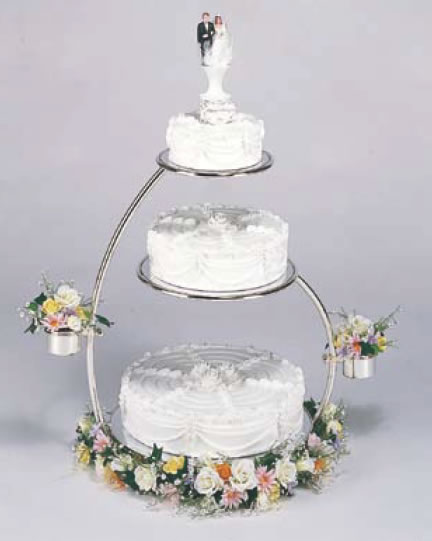 SW18-8 3段ピュアーケーキスタンド【代引き不可】【ケーキ台】【業務用】