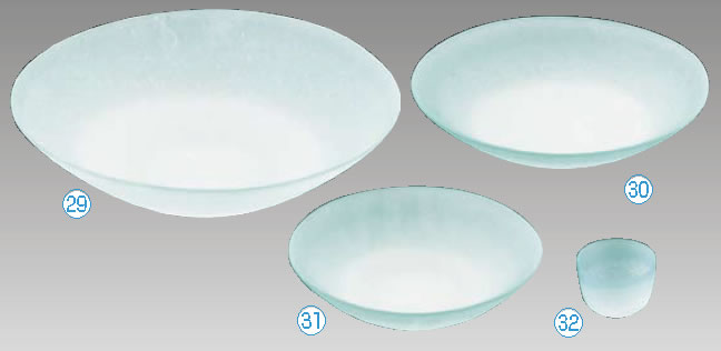 硝子和食器 若草 40センチ 盛皿【FIRST GLASS】【小皿】【取り皿】【取皿】【小分け皿】【業務用】