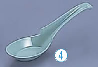 C-74 メラミンラーメンレンゲ 白【レンゲ】【スープスプーン】【チャーハンレンゲ】【チャーパンスプーン】【ラーメンレンゲ】【業務用】
