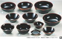 メラミン「長次郎窯」 羽反り丼(小) AN-59W【丼ぶり】【茶碗】【業務用】
