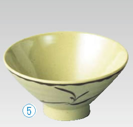 メラミン｢織部｣ 飯茶碗 OB-4【茶碗】【ご飯お椀】【ご飯茶わん】【ご飯器】【業務用】